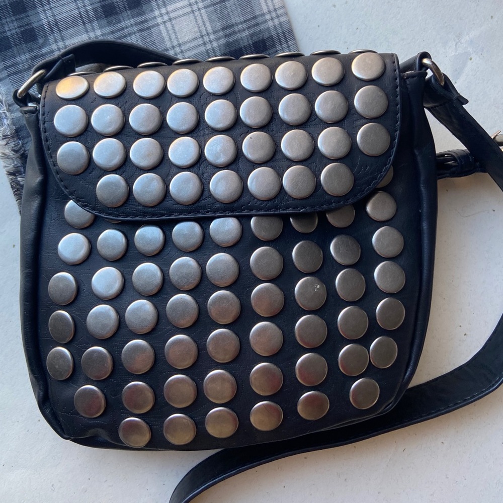 Black 🖤 Vintage 90s 🖤 Leather Crossbody Purse